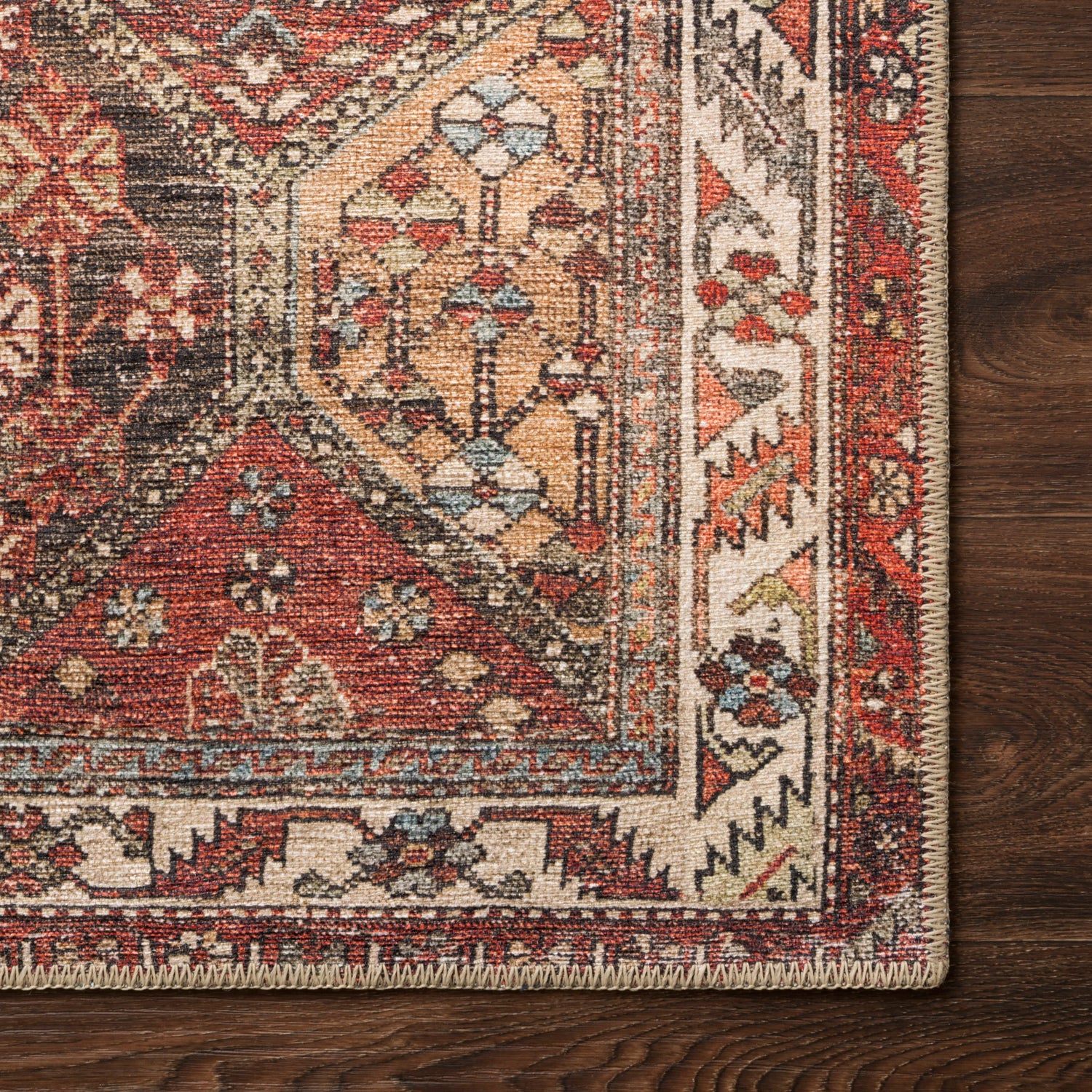 Loloi Loren Spice/Multi Power Loomed Rug