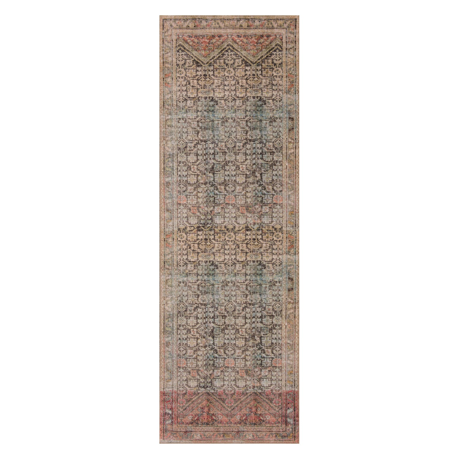 Loloi Loren Charcoal/Multi Power Loomed Rug