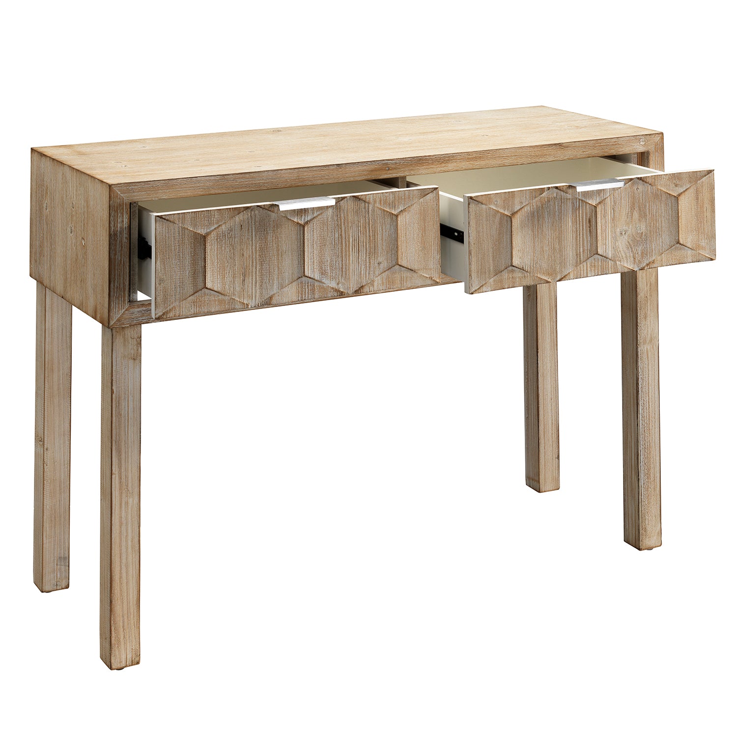 Lifestyle by Jamie Young Hex Two Drawer Console Table