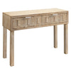 Hex Two Drawer Console Table