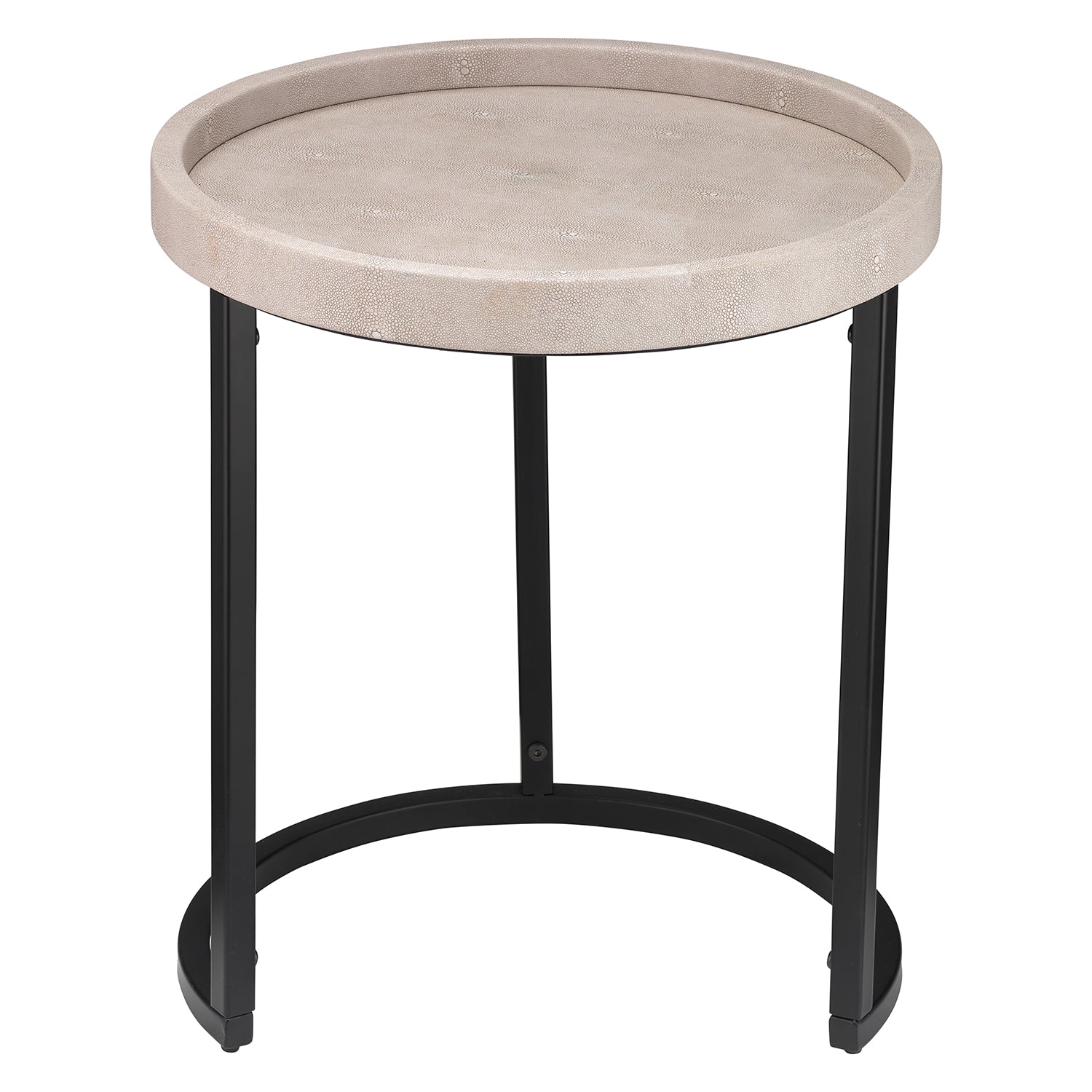 Lifestyle by Jamie Young Binx Shagreen Nesting Side Table Set of 3