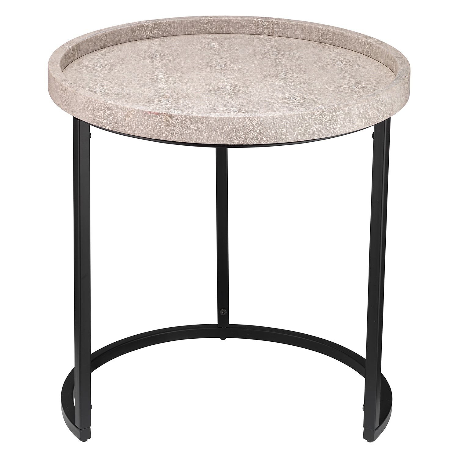 Lifestyle by Jamie Young Binx Shagreen Nesting Side Table Set of 3