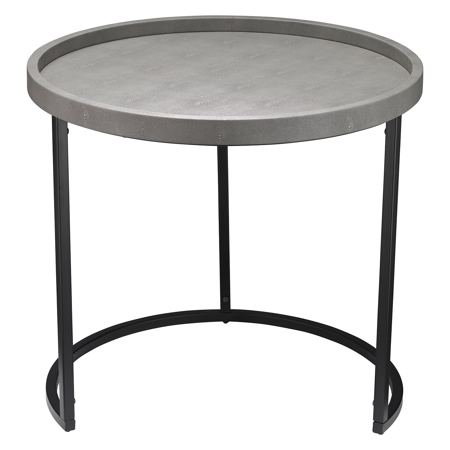 Lifestyle by Jamie Young Binx Shagreen Nesting Side Table Set of 3