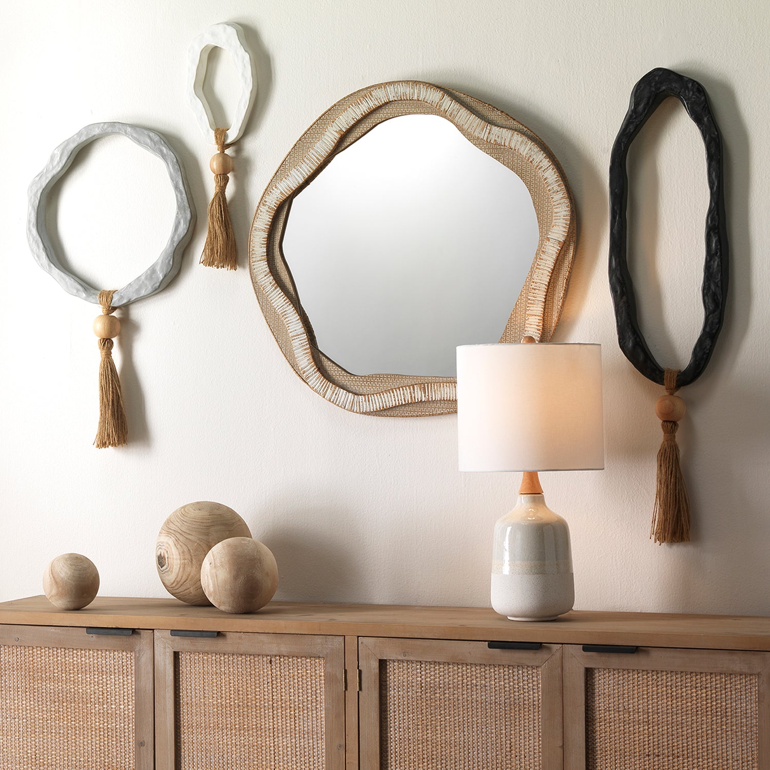 Lifestyle by Jamie Young Creek Organic Wall Mirror