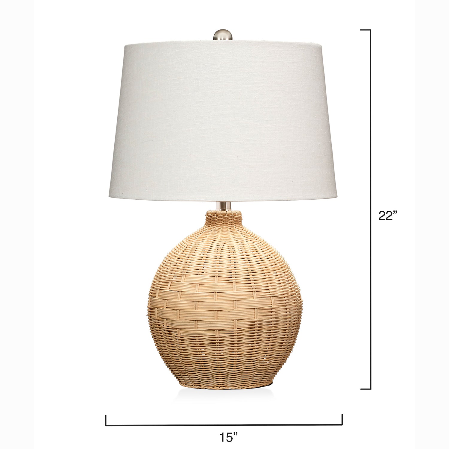 Lifestyle by Jamie Young Palma Rattan Table Lamp