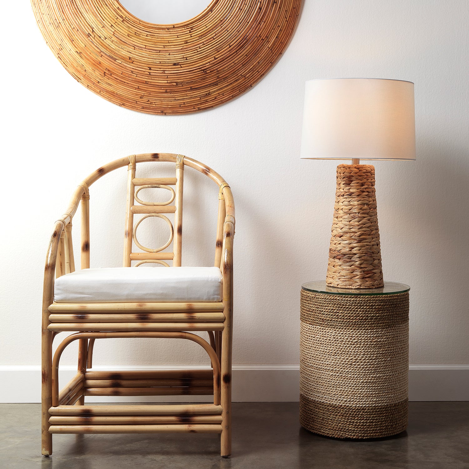 Lifestyle by Jamie Young Sway Seagrass Table Lamp
