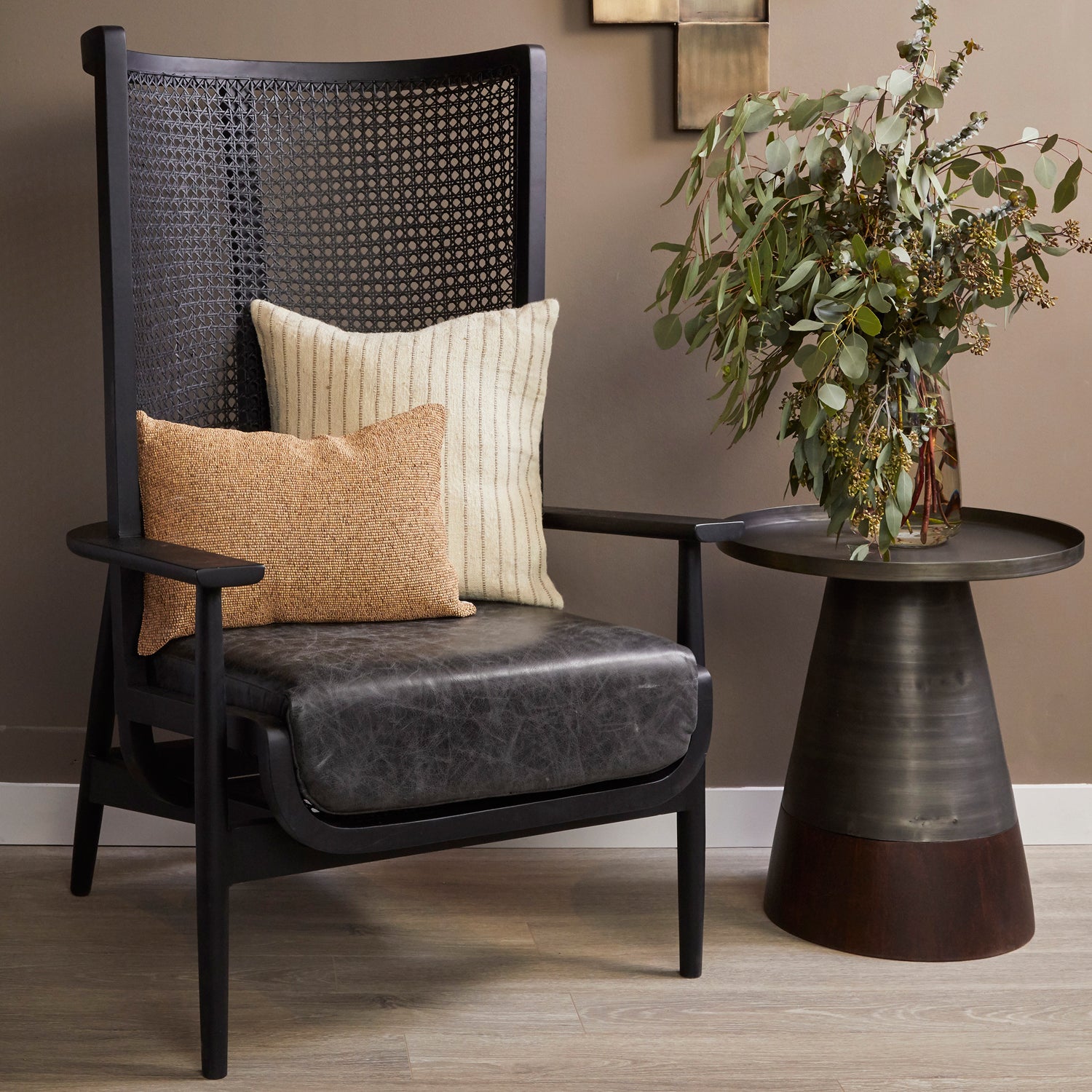 Union Home Topper Black Zinc Side Table Set of 2 Final Sale Paynes Gray