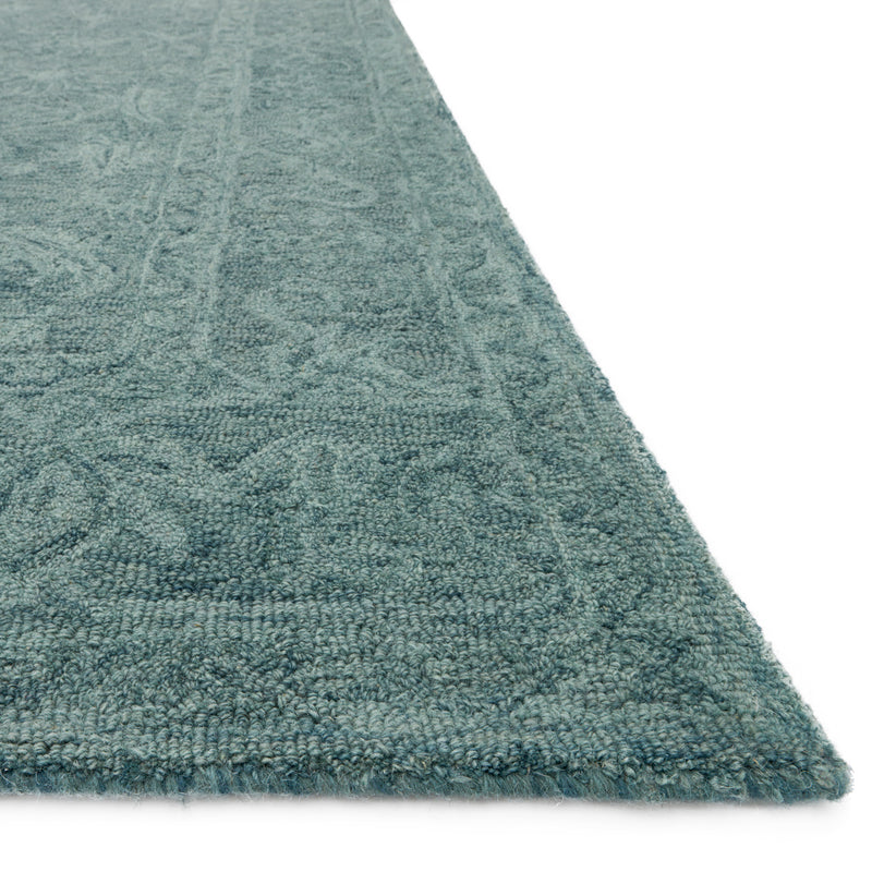Loloi Lyle Teal Hooked Rug