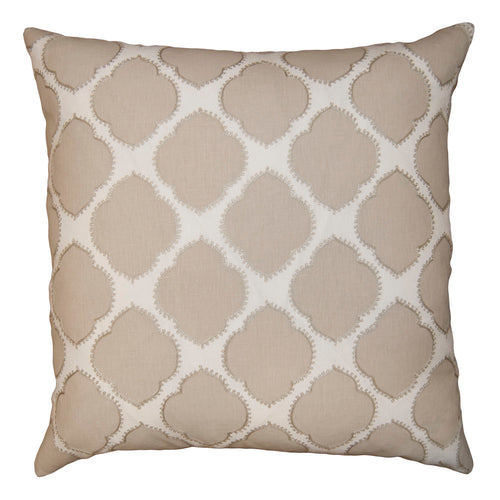 Square Feathers Laurant Mosaic Throw Pillow