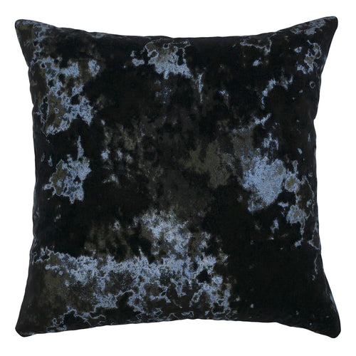 Square Feathers Lava Throw Pillow