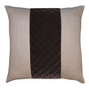 Square Feathers Lennox Linen Band Throw Pillow