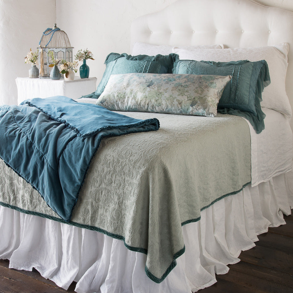 Bella Notte Linen Bed Skirt - Thumbnail 2
