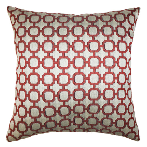 Square Feathers Lucy Chain Throw Pillow