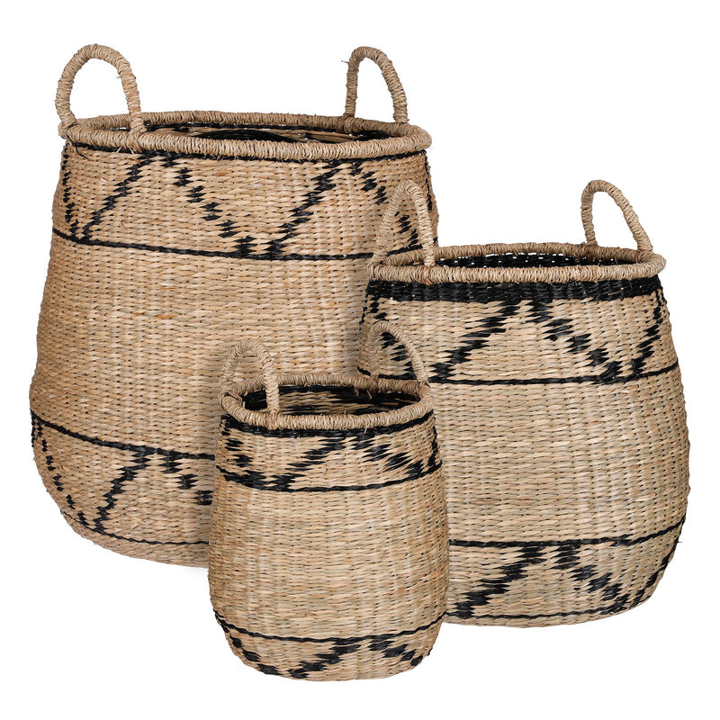 Sylvan Seagrass Basket Set of 3