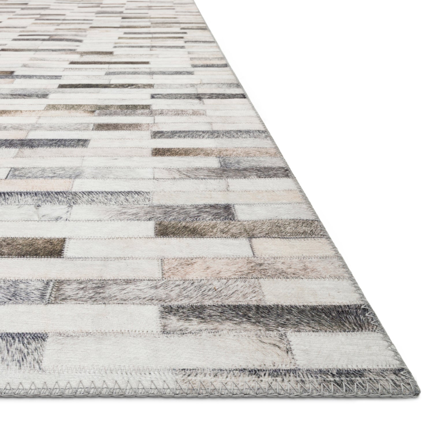 Loloi Maddox Ivory/Gray Power Loomed Rug