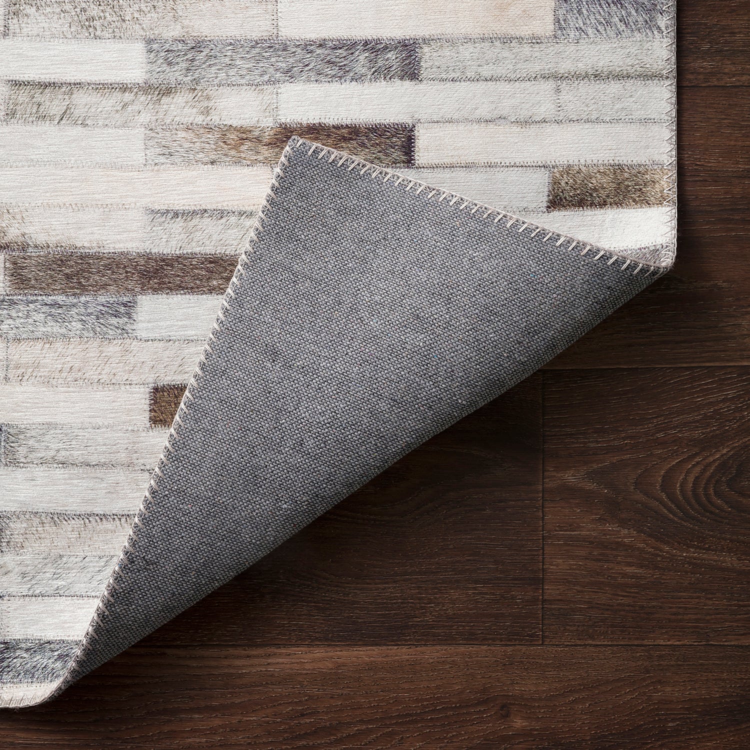 Loloi Maddox Ivory/Gray Power Loomed Rug