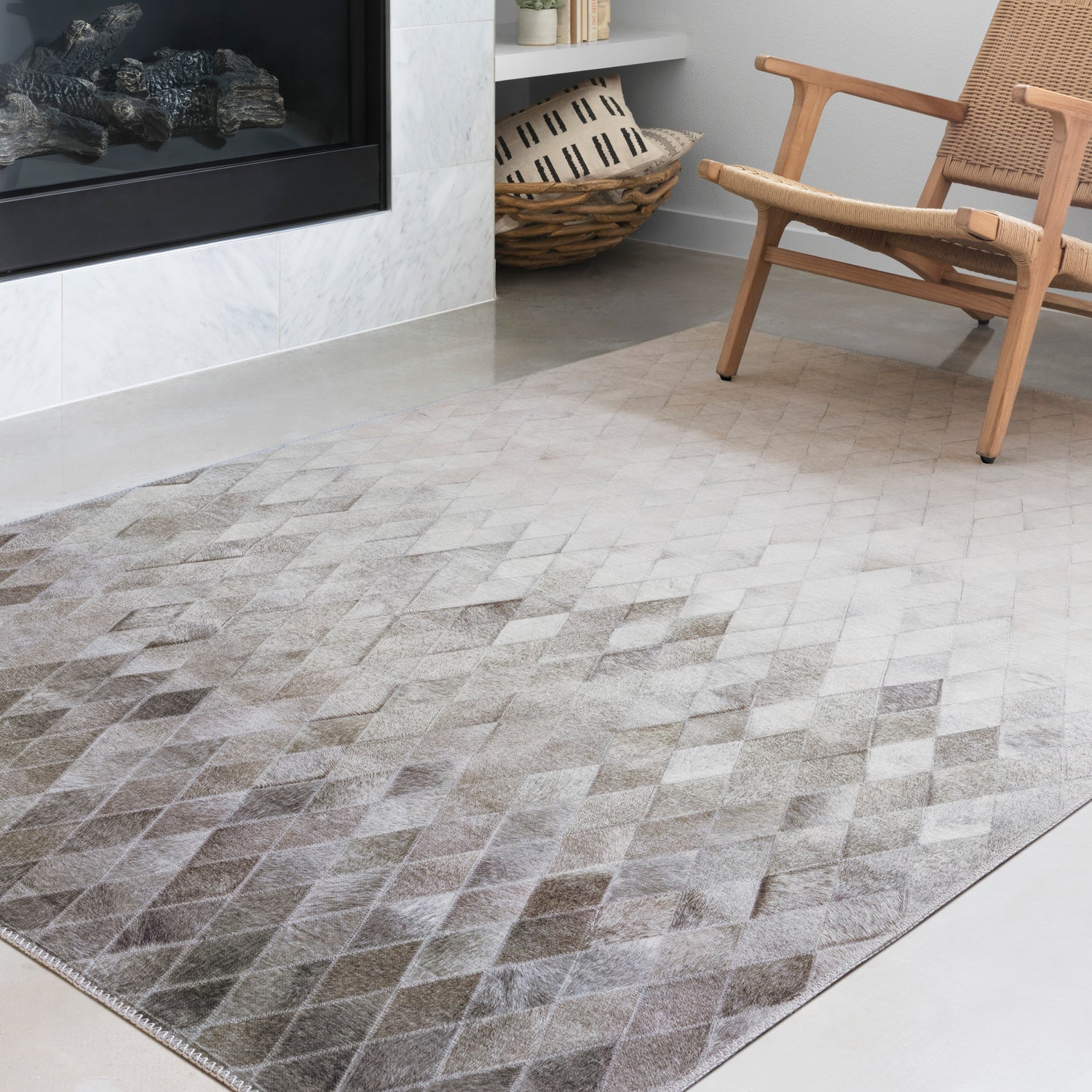 Loloi Maddox Sand/Taupe Power Loomed Rug