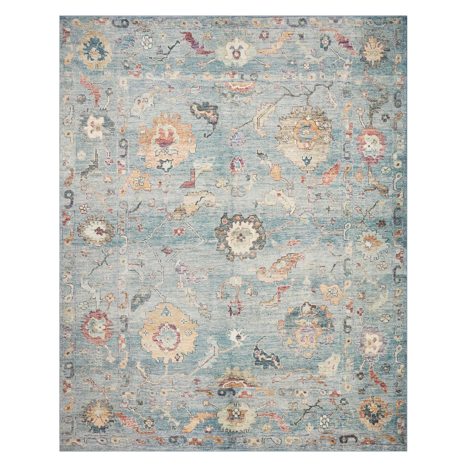 Loloi Margot CloudPile Denim/Multi Power Loomed Rug