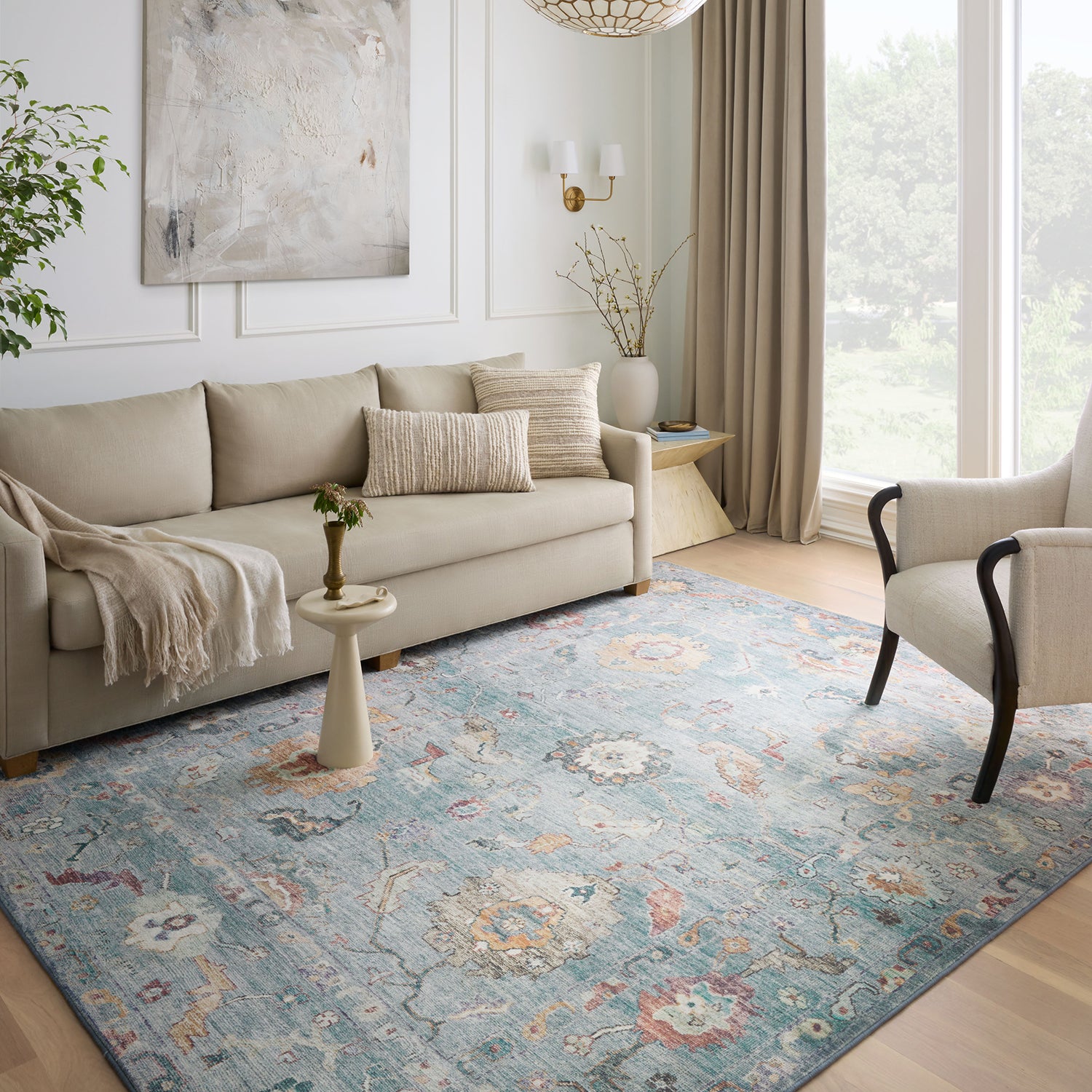 Loloi Margot CloudPile Denim/Multi Power Loomed Rug