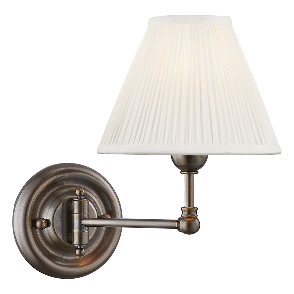 Mark D Sikes x Hudson Valley Lighting Classic No 1 Single Wall Sconce