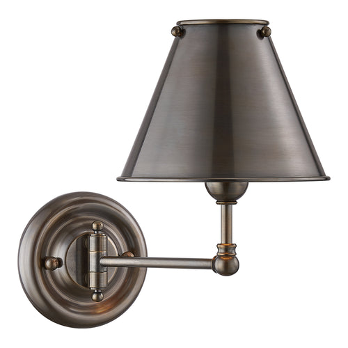 Mark D Sikes x Hudson Valley Lighting Classic No 1 Metal Single Wall Sconce - Final Sale