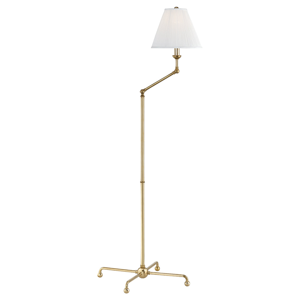 Mark D Sikes x Hudson Valley Lighting Classic No 1 Brass Floor Lamp