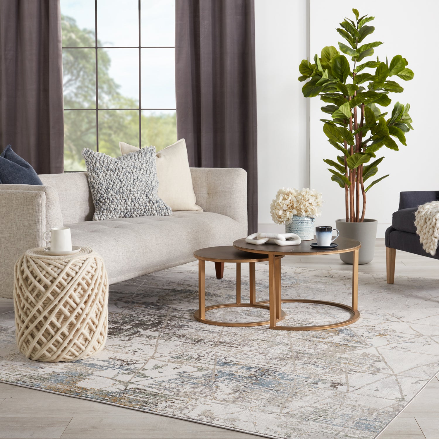 Vibe by Jaipur Living Melo Arya Power Loomed Rug