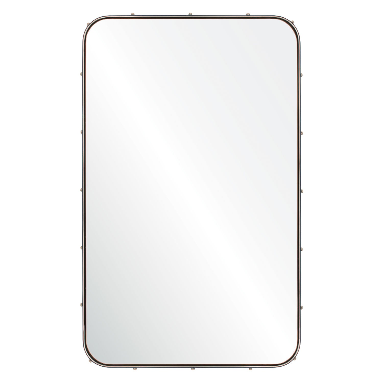 Michael S Smith For Mirror Home Leather Stud Wall Mirror