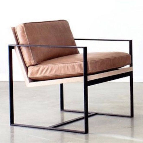 Redford House Manhattan Leather Lounge Chair