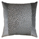 Square Feathers Marine Band Throw Pillow