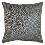 Square Feathers Marine Throw Pillow