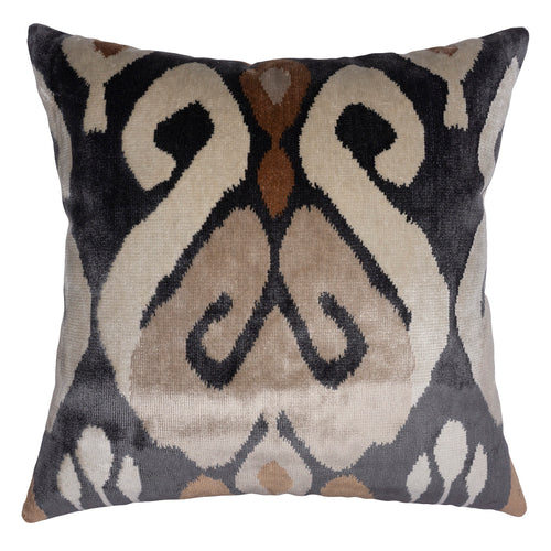 Square Feathers Marx Throw Pillow
