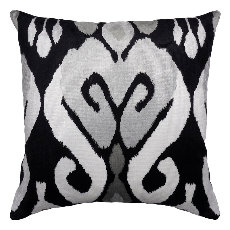 Square Feathers Marx Throw Pillow