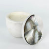 Anaya Mother of Pearl Lavender Gray/Large Candle