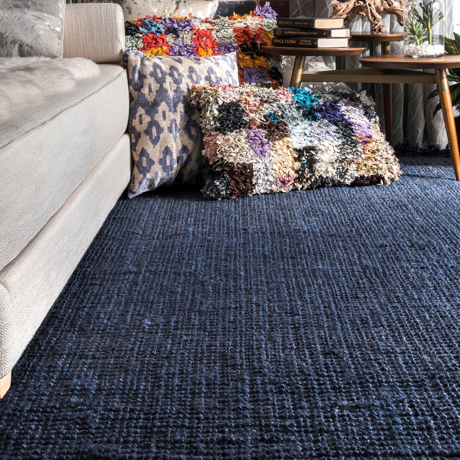 Makeh Chunky Loop Jute Hand Woven Rug