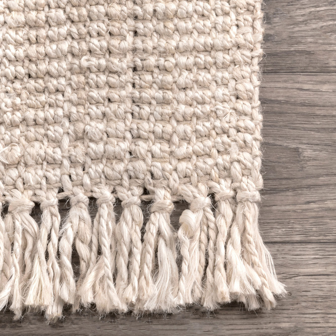 Makeh Chunky Loop Jute Hand Woven Rug