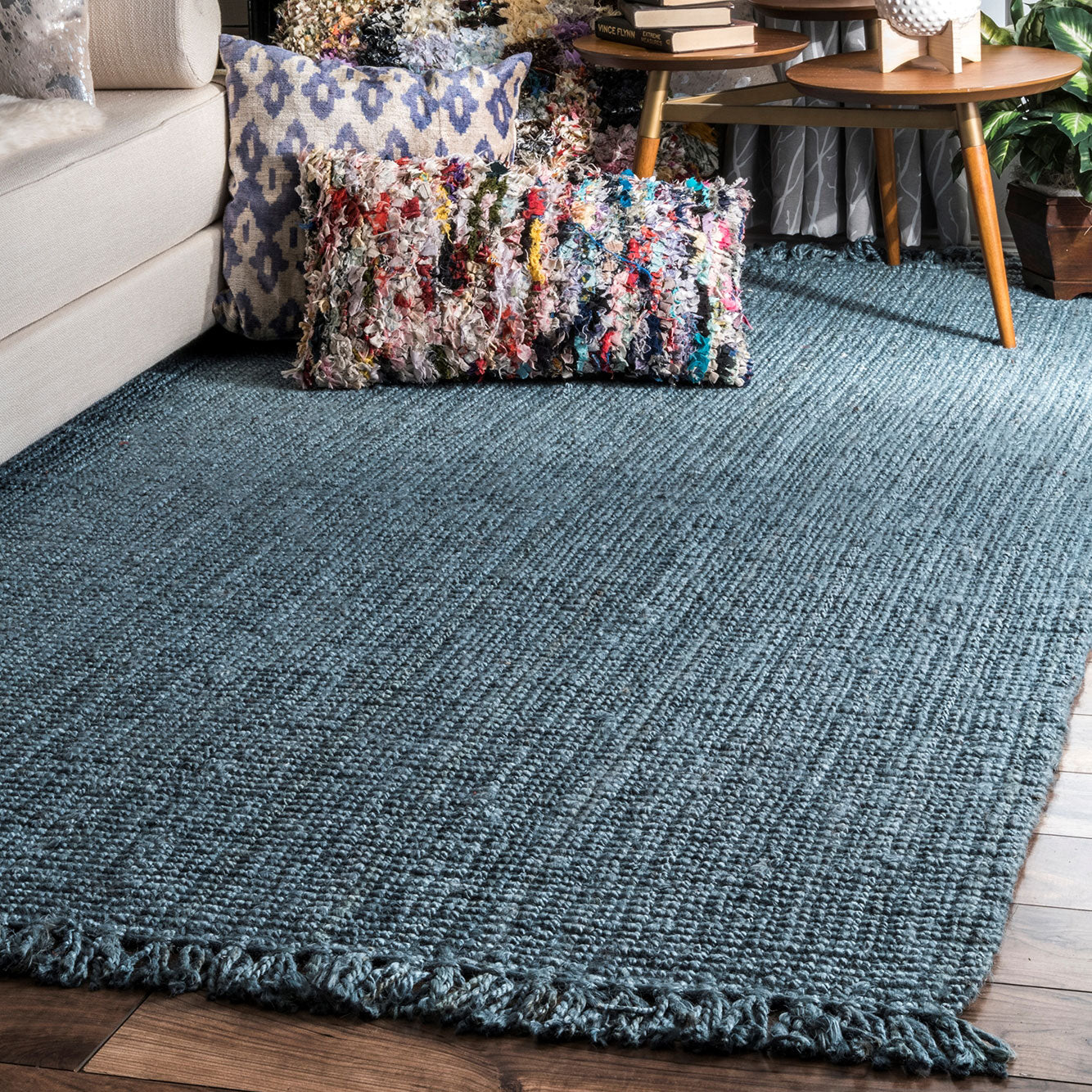Makeh Chunky Loop Jute Hand Woven Rug