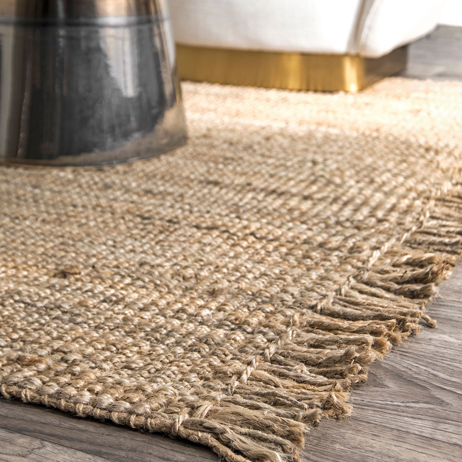 Makeh Chunky Loop Jute Hand Woven Rug