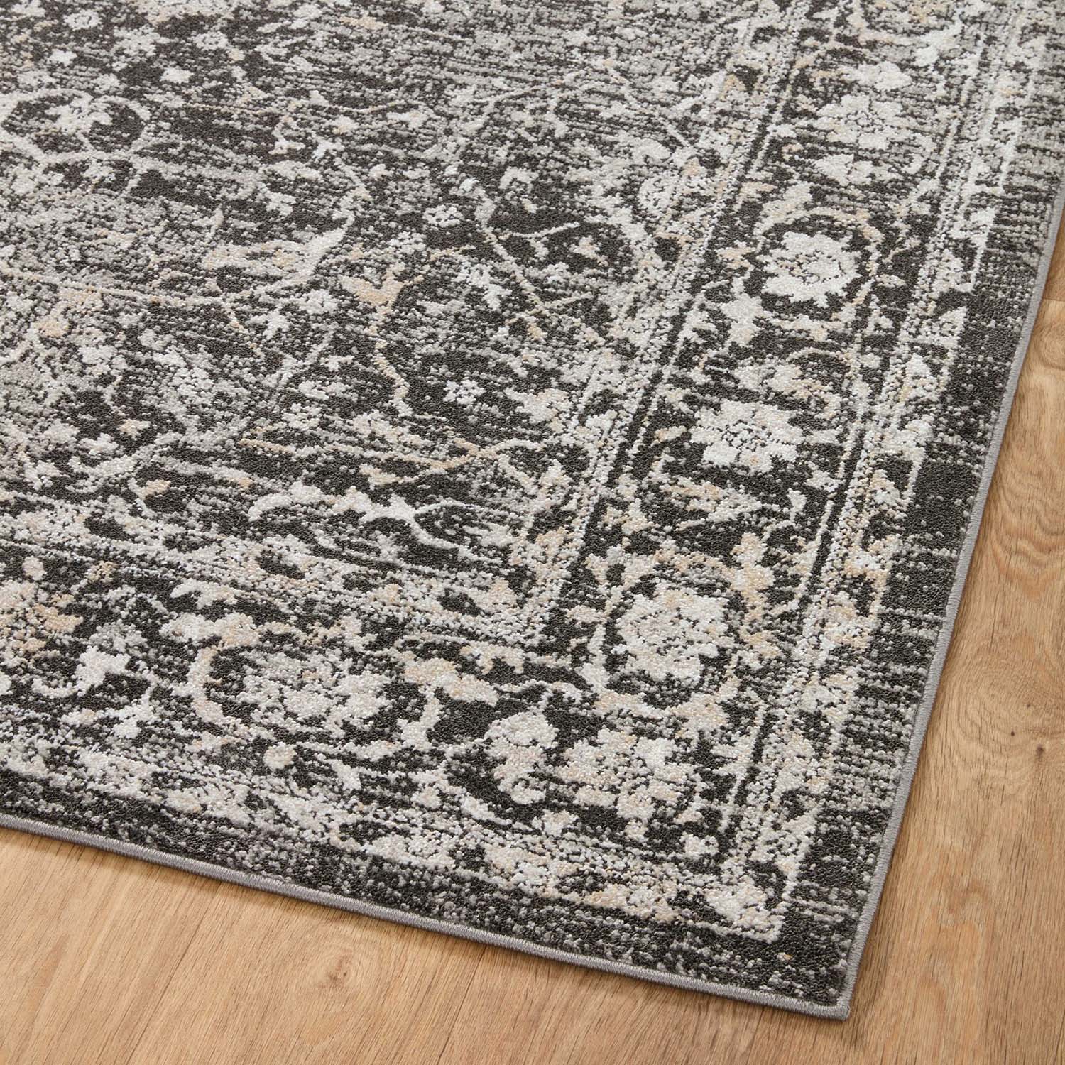 Loloi Odette Charcoal/Silver Power Loomed Rug