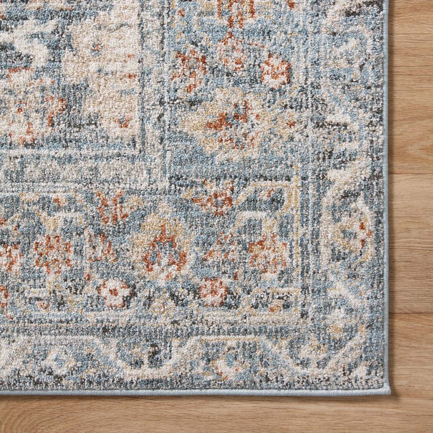 Loloi Odette Sky/Rust Power Loomed Rug