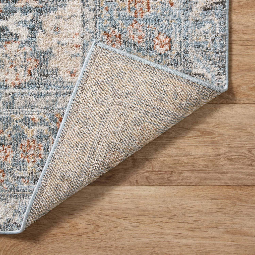 Loloi Rust Rug Loloi Odette Sky/Rust Power Loomed Rug
