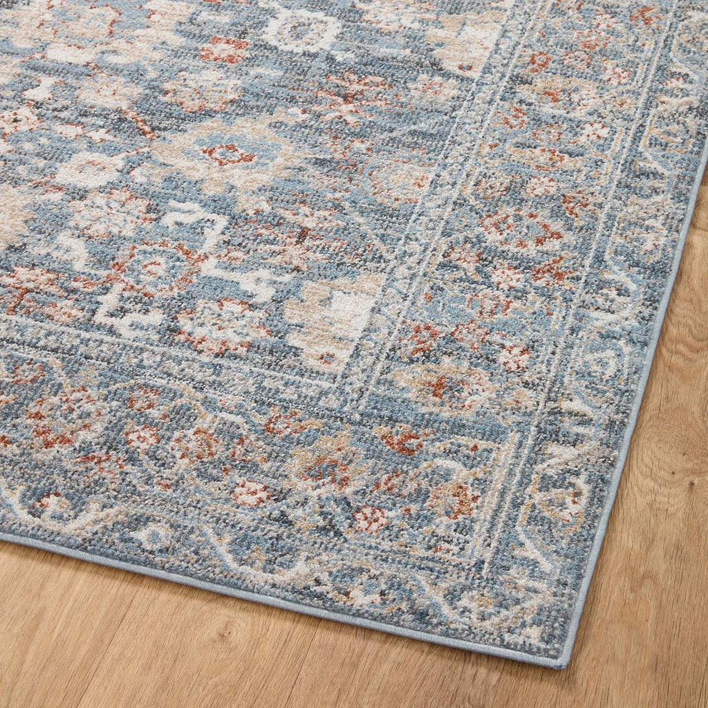 Loloi Rust Rug Loloi Odette Sky/Rust Power Loomed Rug