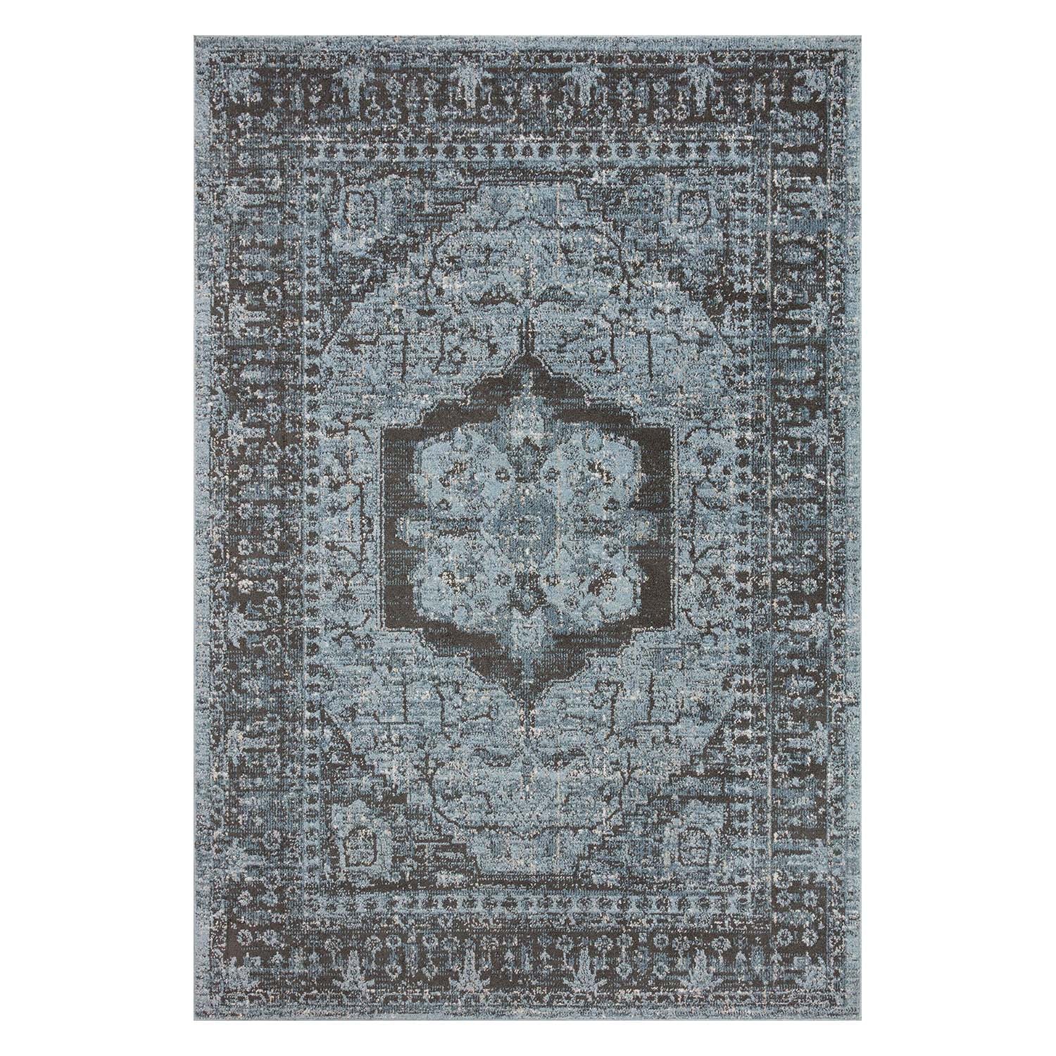 Loloi Odette Sky/Charcoal Power Loomed Rug
