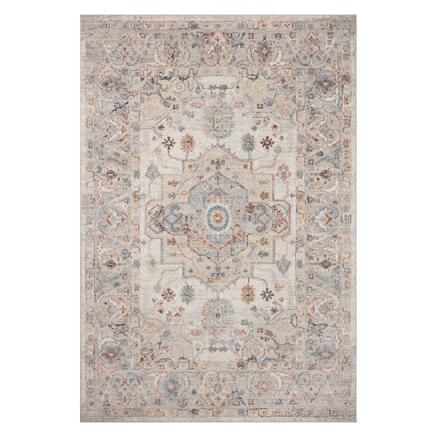 Loloi Odette Ivory/Multi Power Loomed Rug