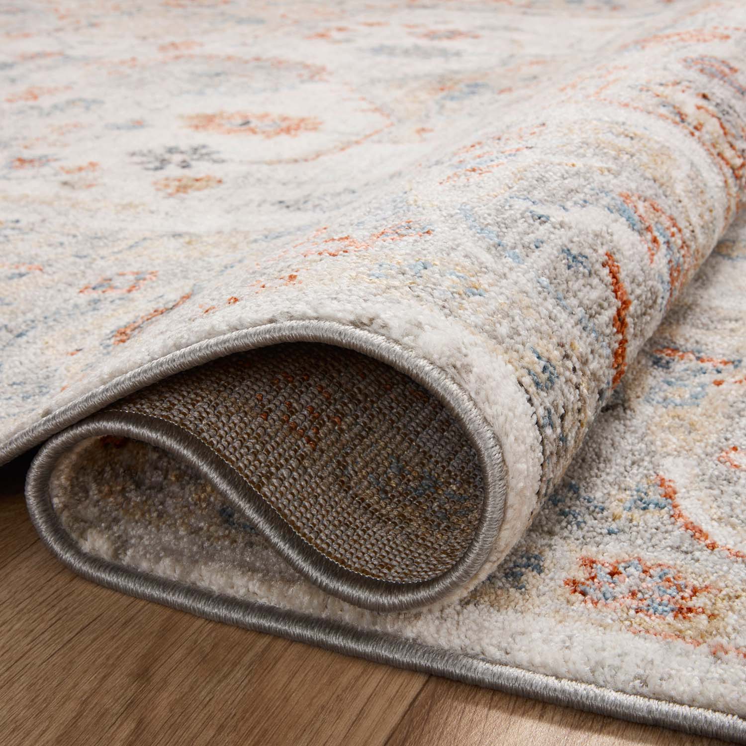 Loloi Odette Ivory/Multi Power Loomed Rug