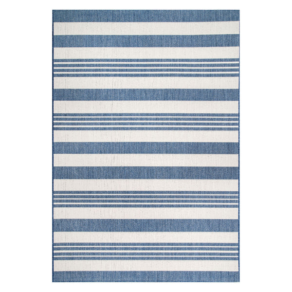 Perce Stripe Indoor/Outdoor Rug – Paynes Gray
