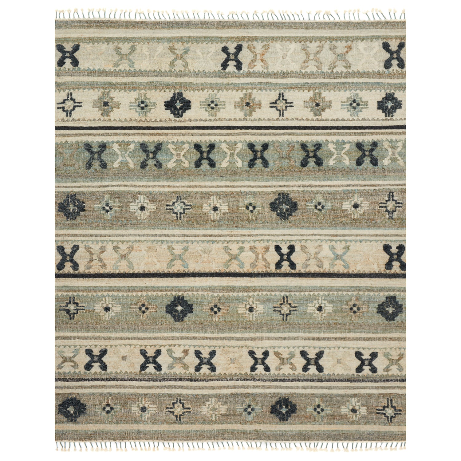 Loloi Owen Aqua/Ink Hand Woven Rug