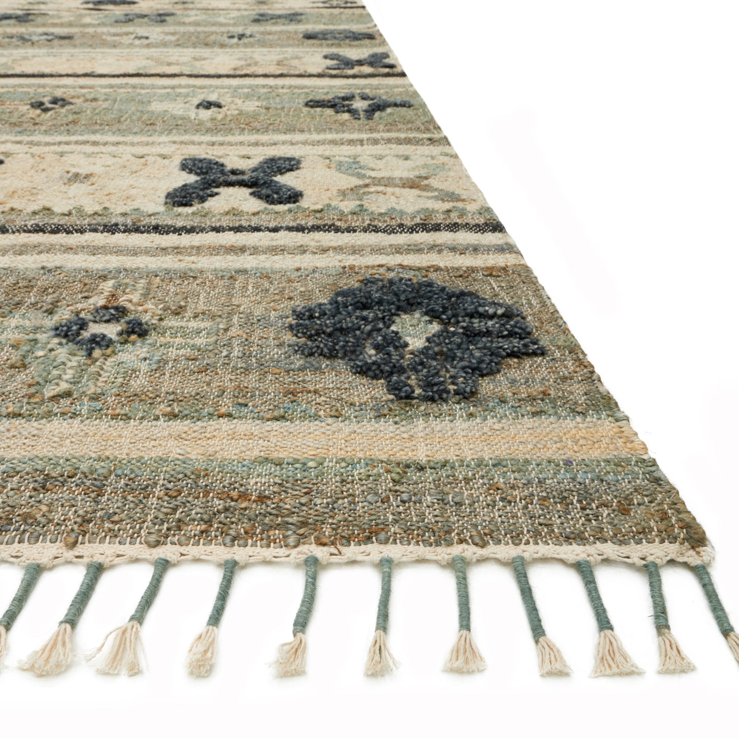 Loloi Owen Aqua/Ink Hand Woven Rug