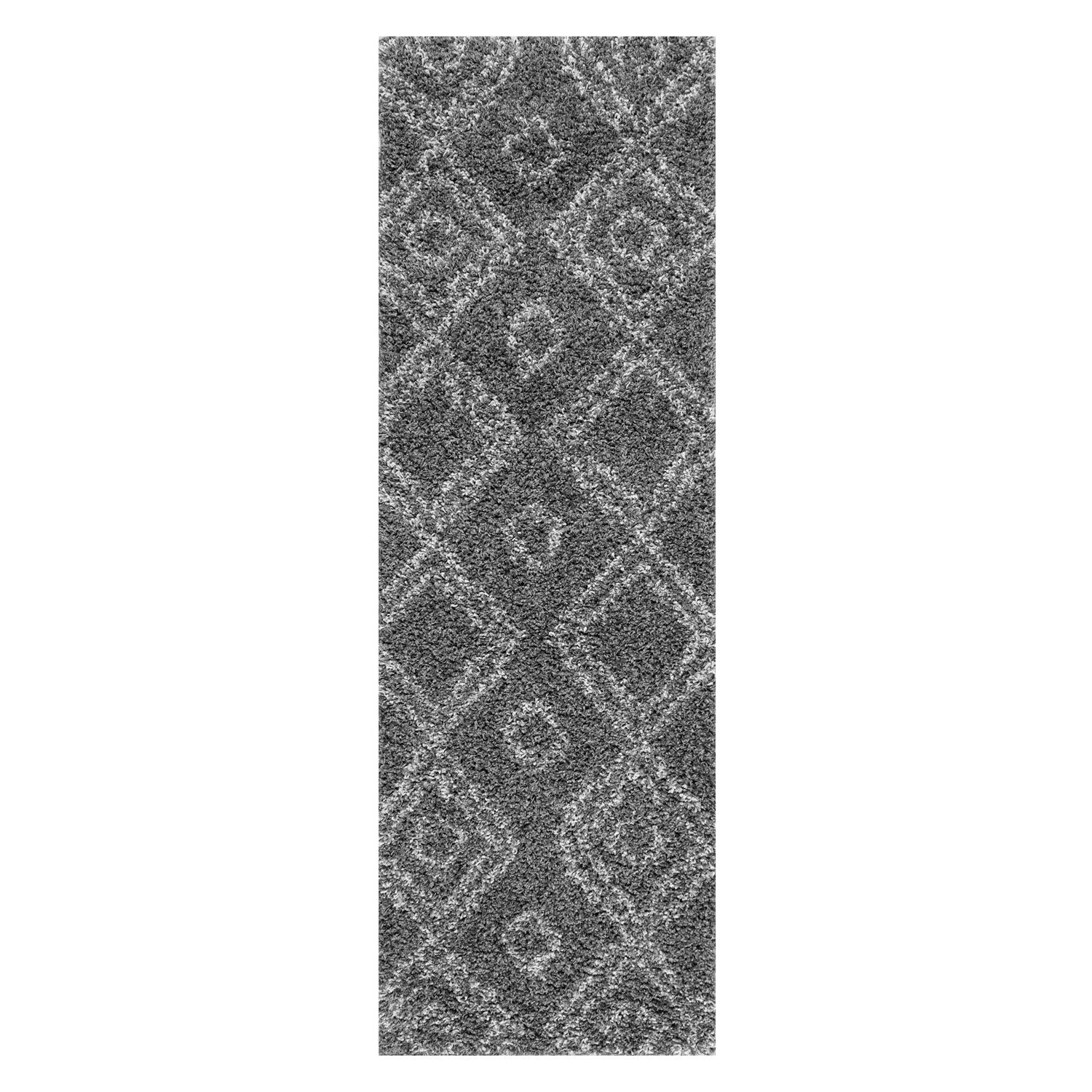 Shilo Diamond Shag Rug – Paynes Gray