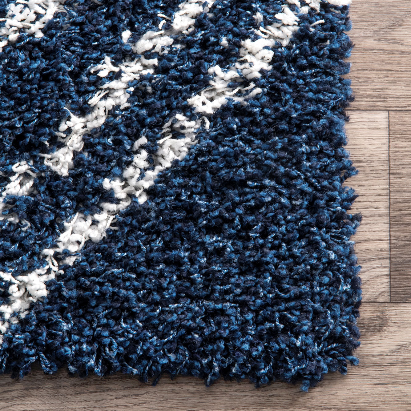 Shilo Diamond Shag Rug – Paynes Gray